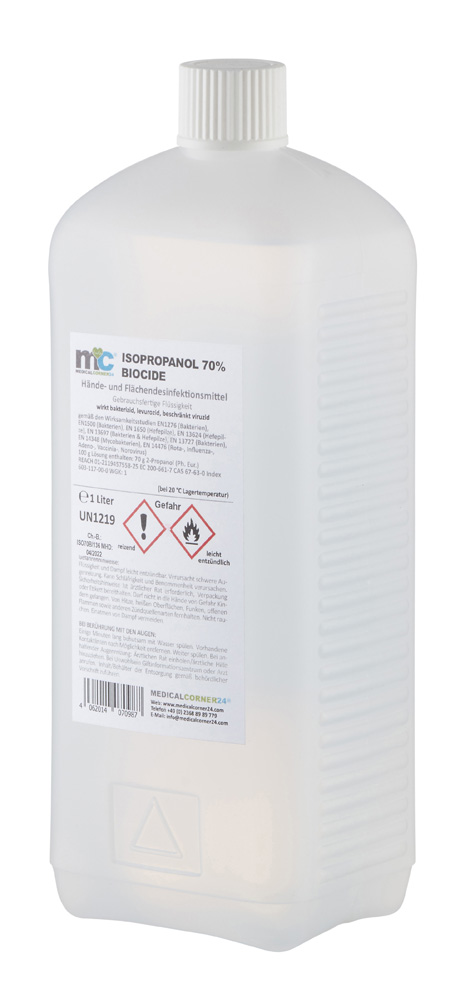 MC24® Hands / Surface Disinfection Biocide, With Squirt Insert, 1 L