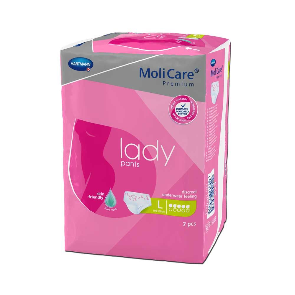 Hartmann Incontinence Briefs MoliCare® Premium Lady Pants, 5 Drops, L