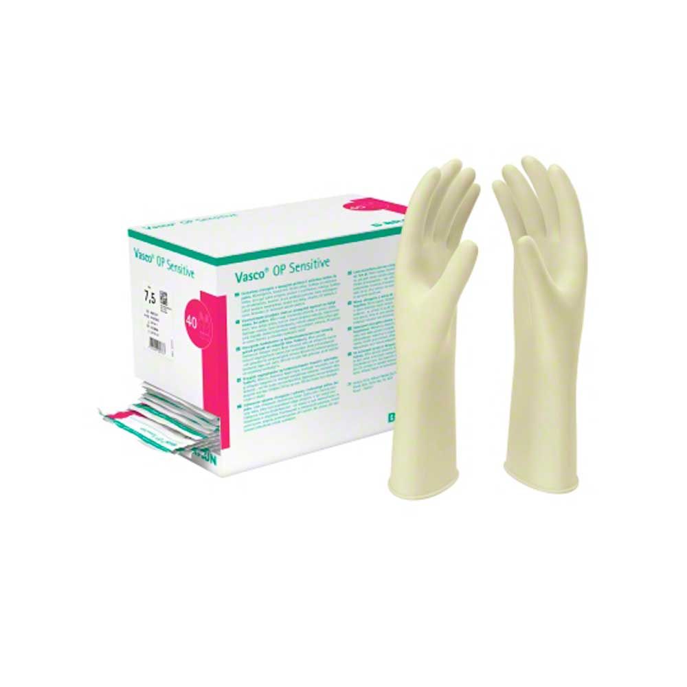 B.Braun Vasco® OP Sensitive surgical gloves, 40 pair, size 5.5