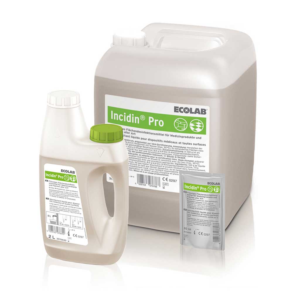 Ecolab Surface Disinfectant Incidin Pro, Sizes