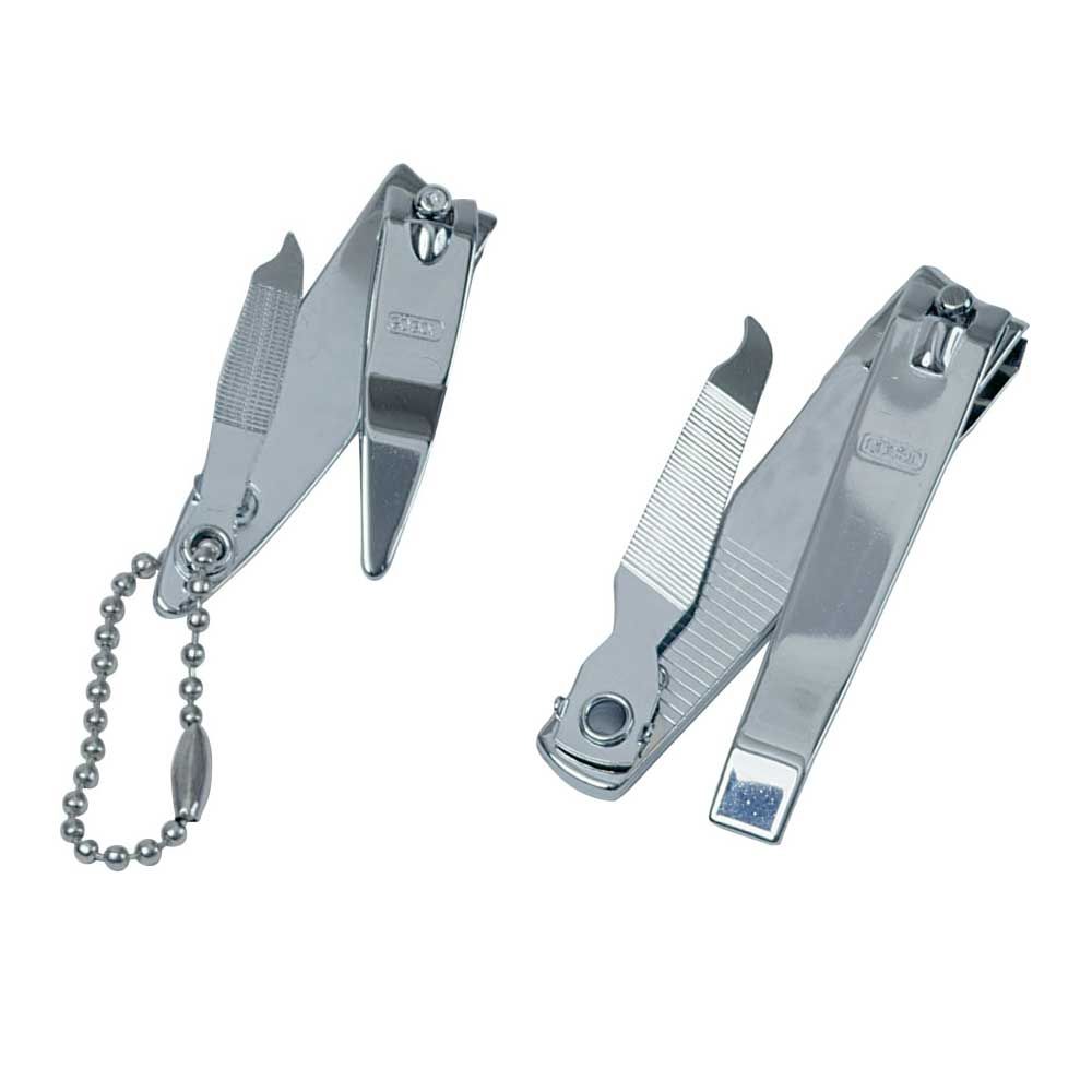 Behrend nail clipper, file, finger/toe nails, chrome plated