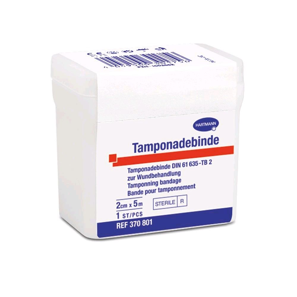 HARTMANN tamponade bandages, sterile and non-sterile, 5 m diff. Widths