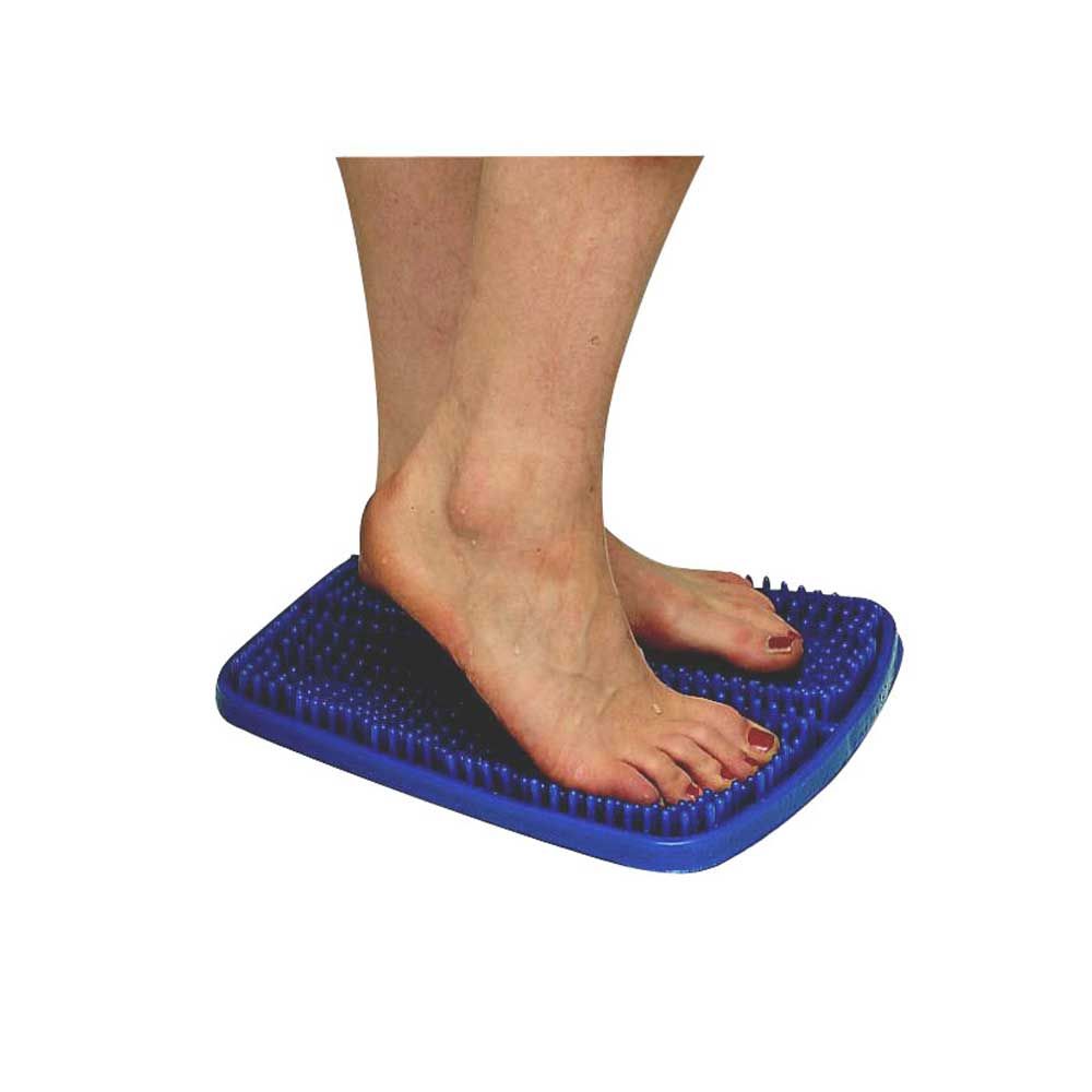 Behrend foot reflex zone mat, knot relief, 33x28cm, blue