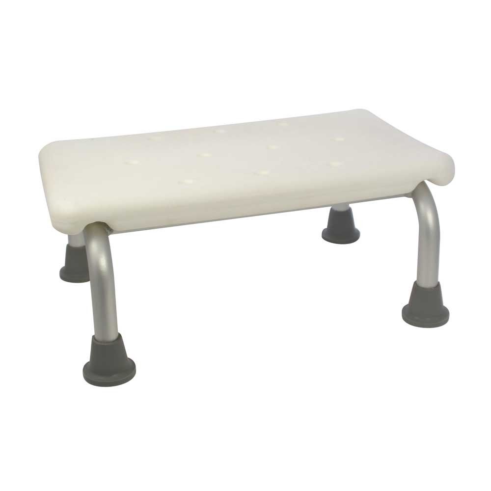 Behrend Bathtub Step, White, 130 kg, Triple Height Adjustable