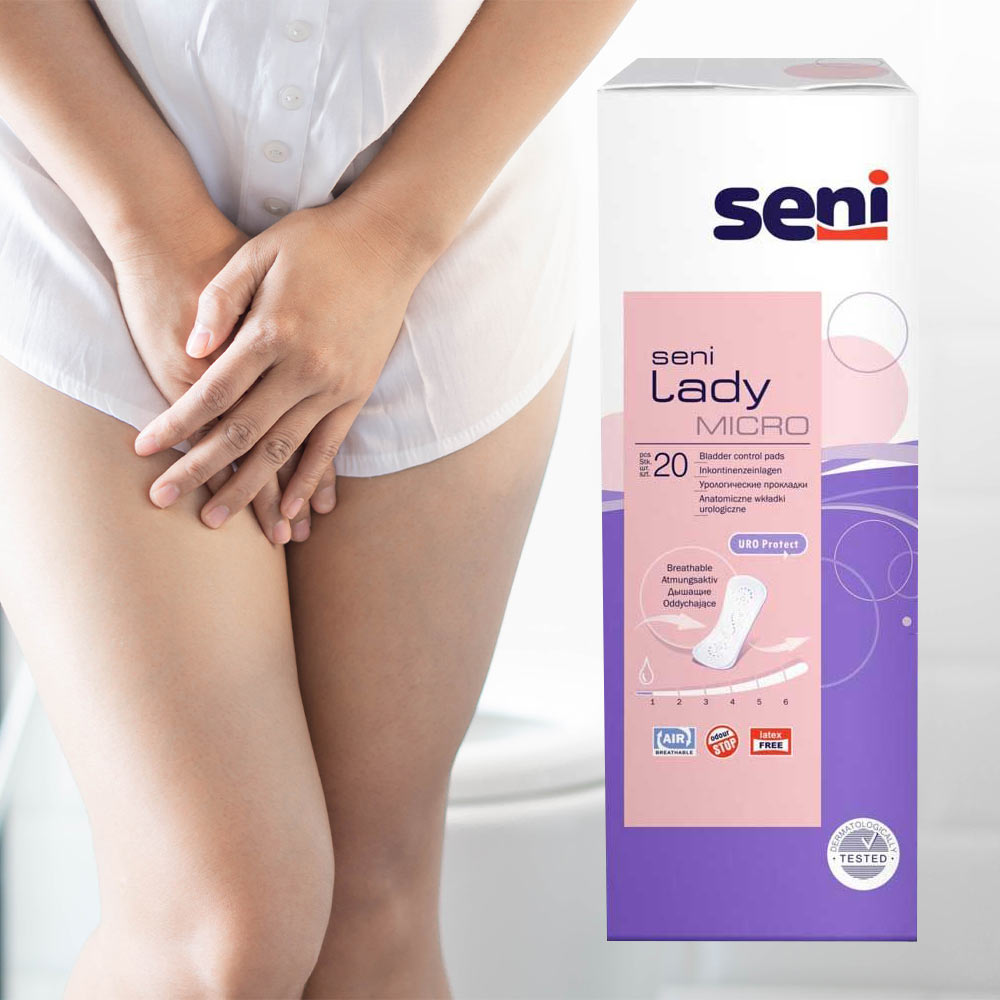 Seni Lady Incontinence Pads, Breathable, Discreet, Micro, 1x20pcs