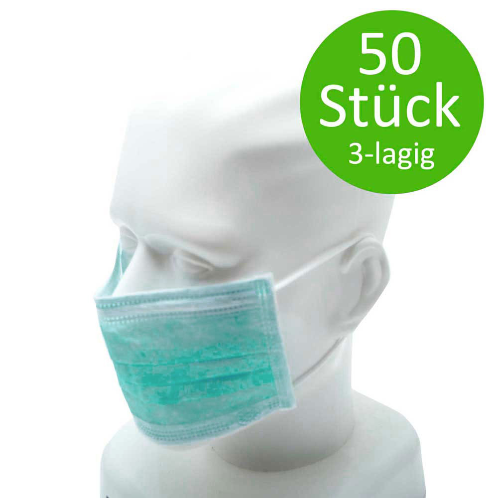 NOBA® mouthguard, surgical mask, blue, 50 pieces