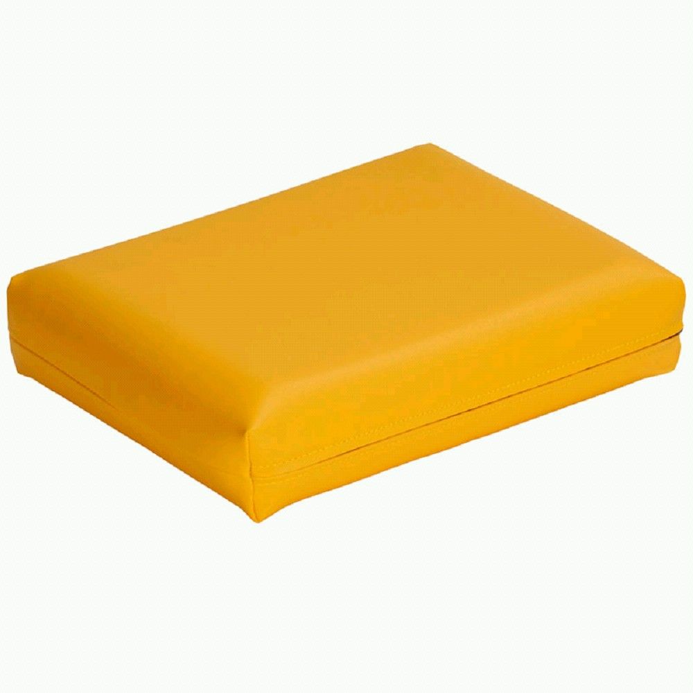 Pader massage pillow, bearing 40x30x9cm, foam flakes, bluegray