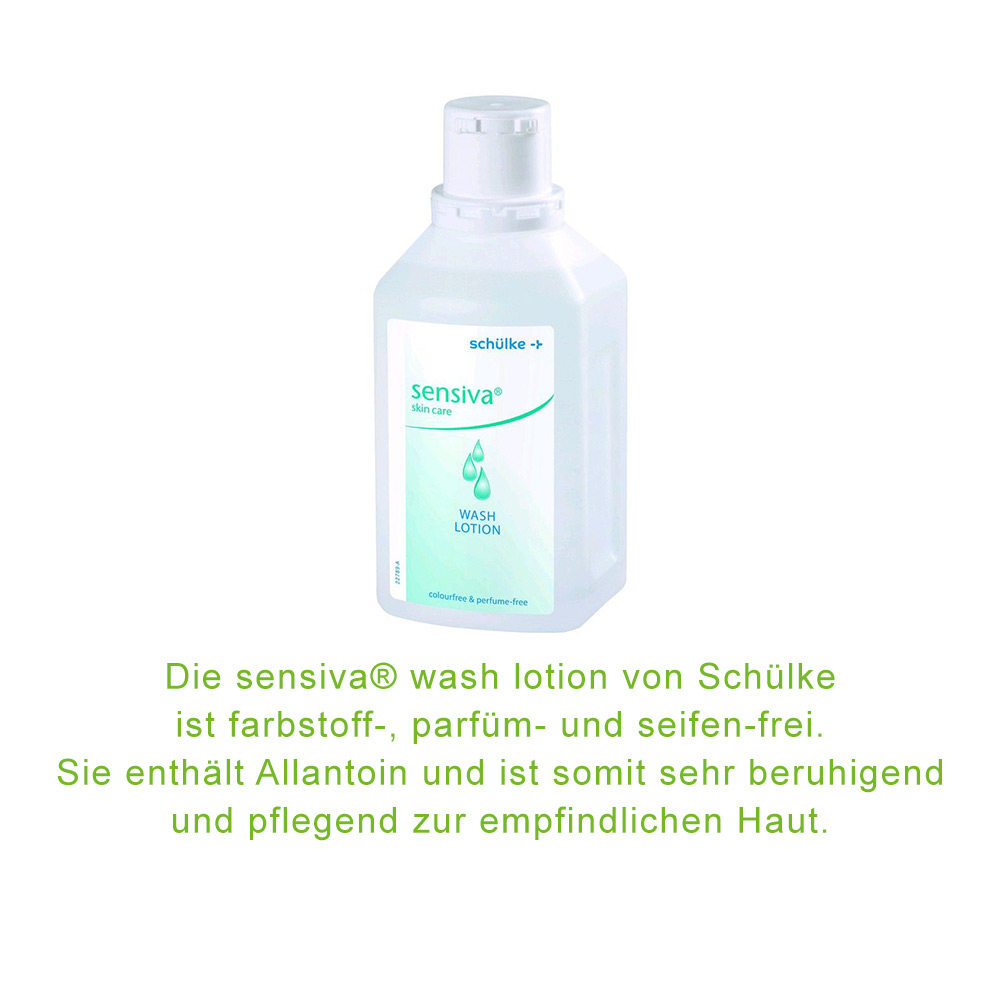 Schülke sensiva® wash lotion, allantoin, soap- / dye-free, 500ml