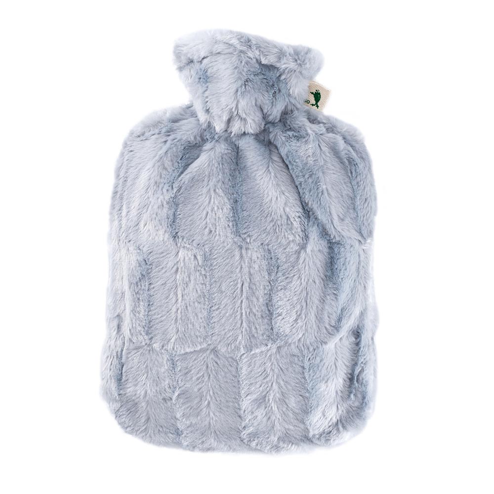 Hugo Frosch Classic Hot Water Bottle 1,8 L, fleece cover, various. Colors