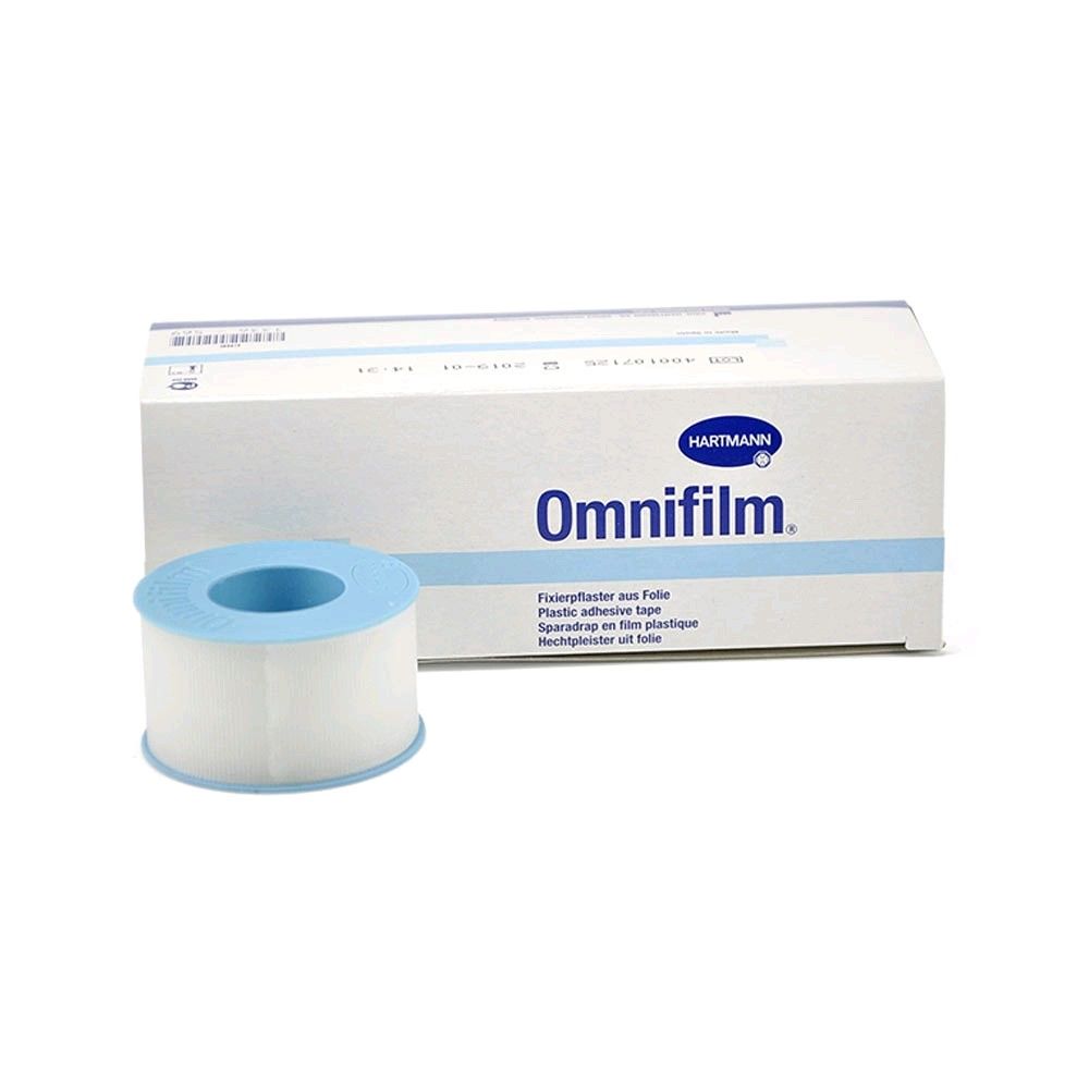 Omnifilm Fixation Plaster, transparent plaster, 5 cm x 5 m, 1 roll