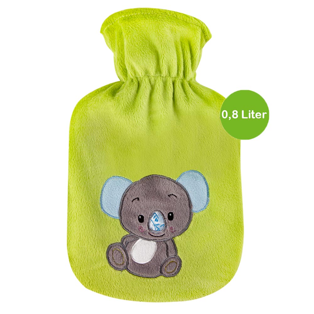 Hot water bottle "Koala Chloe", with velour cover