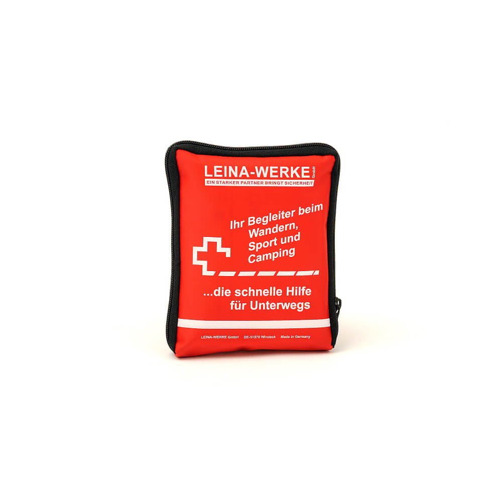 Leina-Werke travel set, first aid bag, 11x2,5x15cm, red