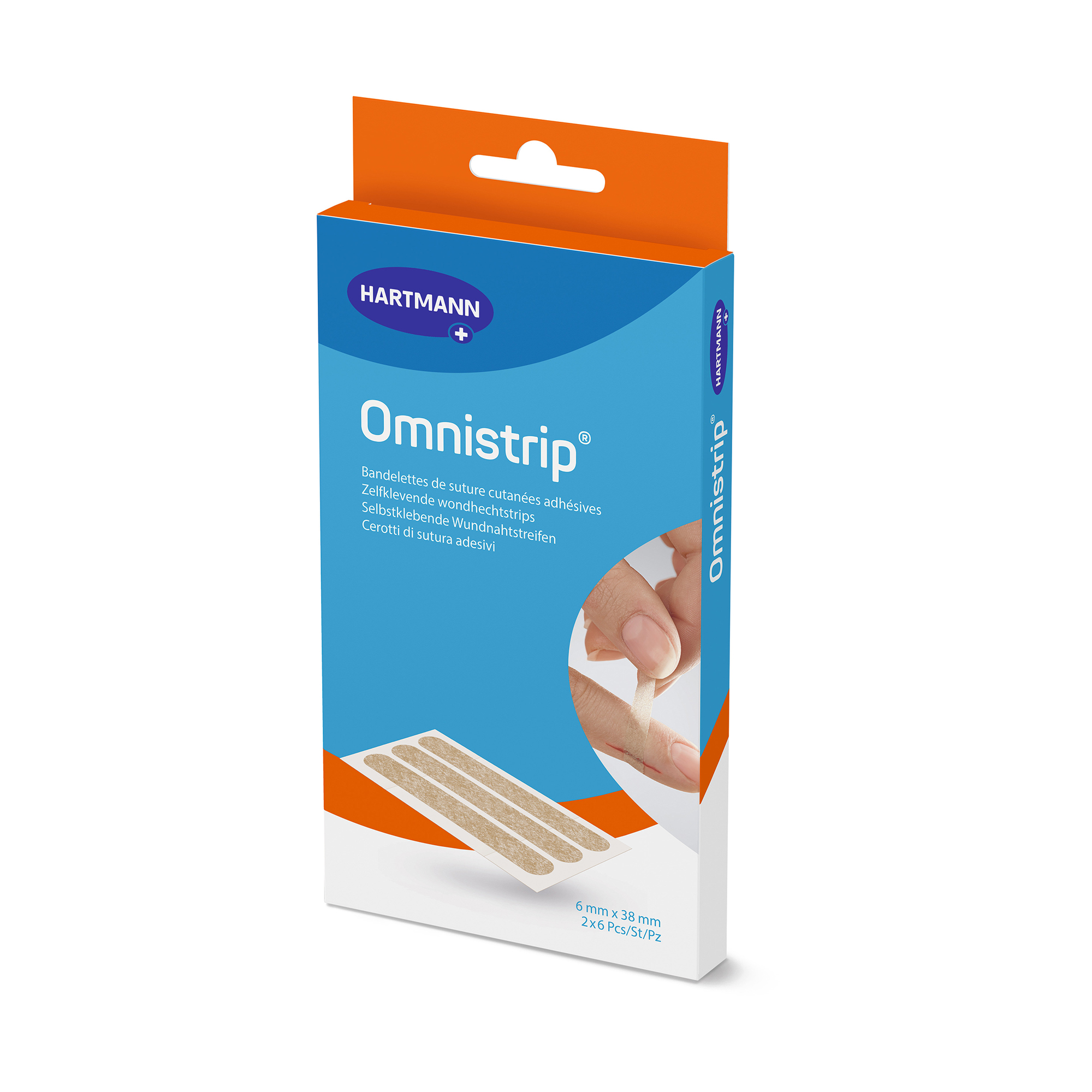 Hartmann Omnistrip® 38 mm sterile, 6 mm wide, sealed in 6 pieces