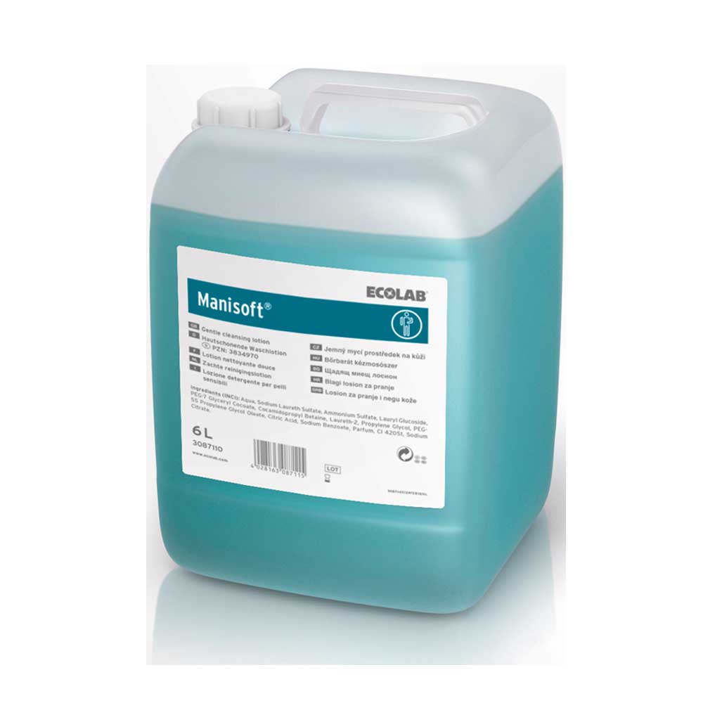 Ecolab Wash Lotion Manisoft, Soap- /Alkali-Free, 6 Liter