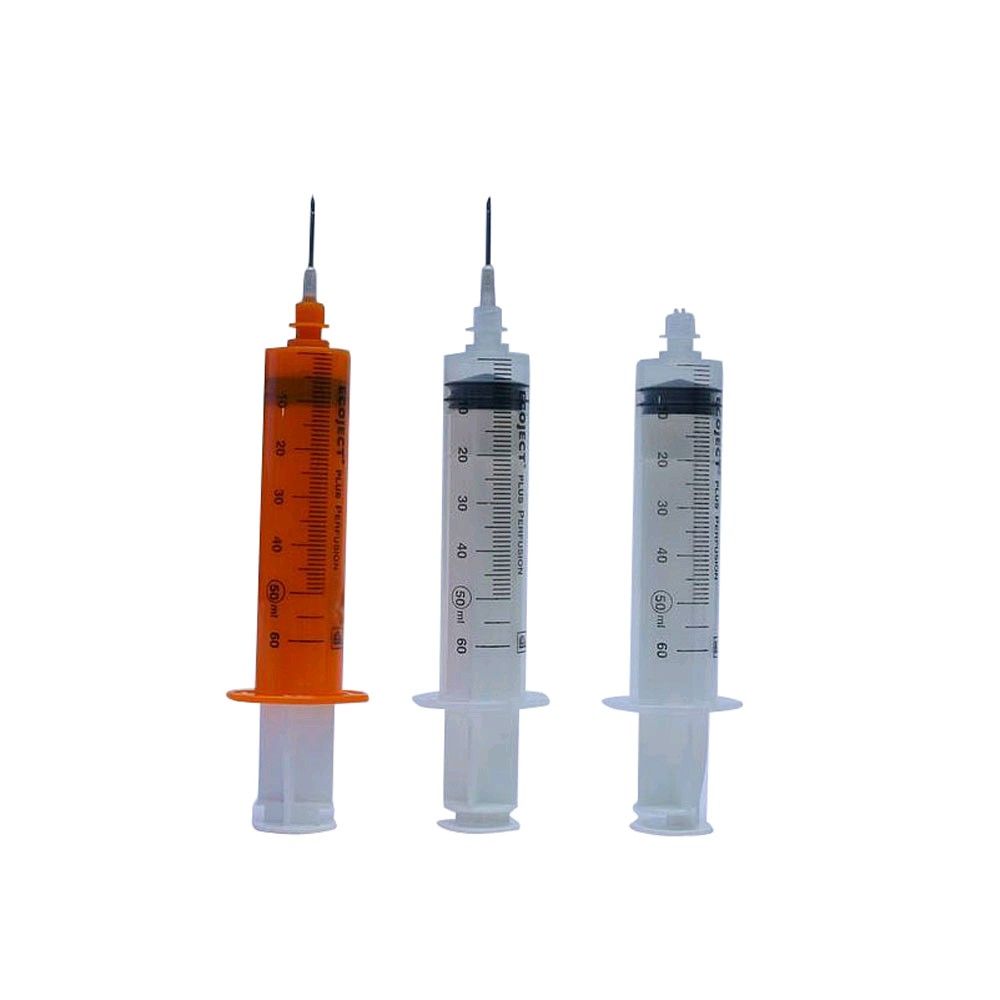 Ecoject plus perfusion pump syringe orange 1,8x25mm needle 50 ml 50 pc
