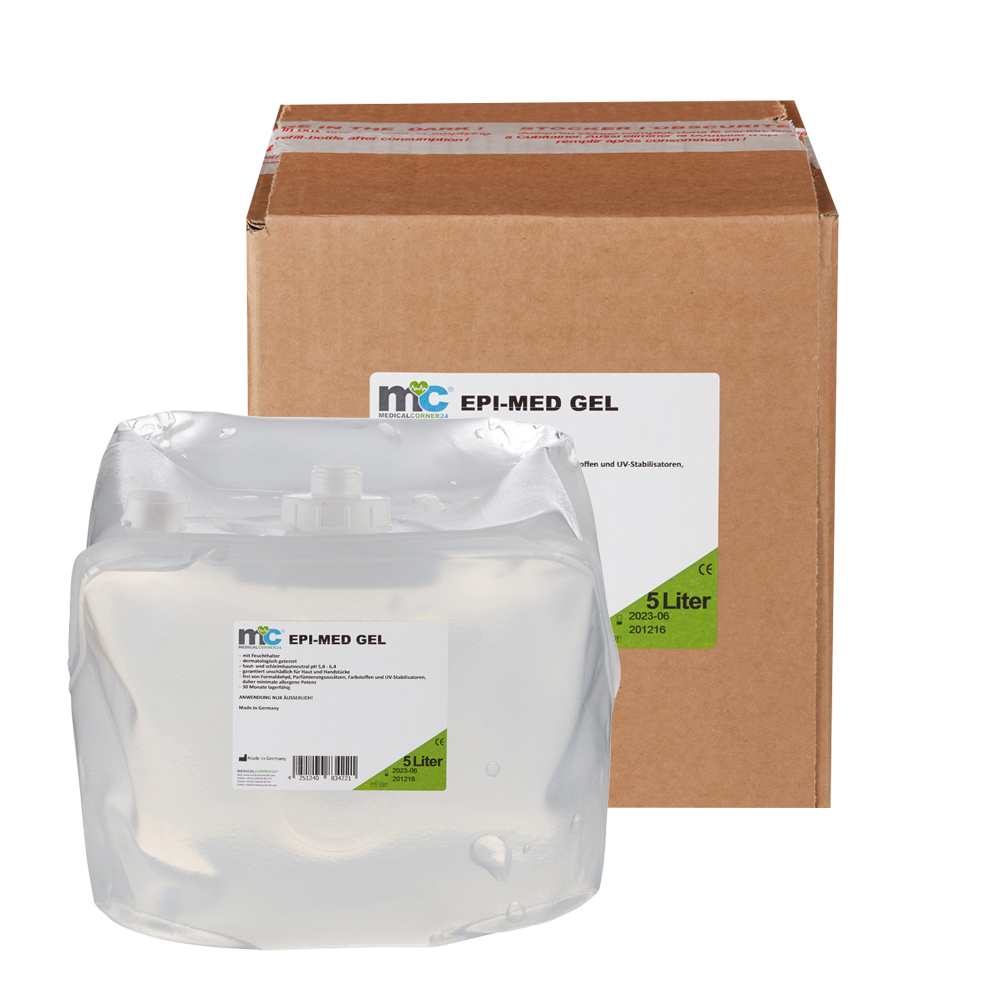 IPL Gel Epi-Med, IPL contact gel, hair removal, 5 litre cubitainer
