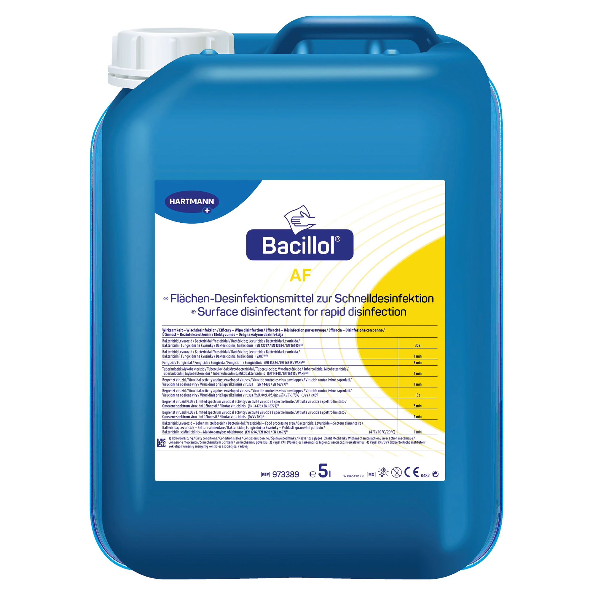 Bode Bacillol AF Surface Disinfectant, aldehyde-free, 5 litres