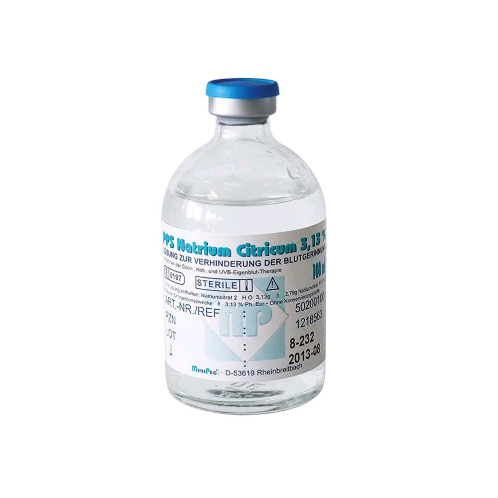 Ratiomed sodium citrate 3.13%, sterile solution, Vial, 100ml