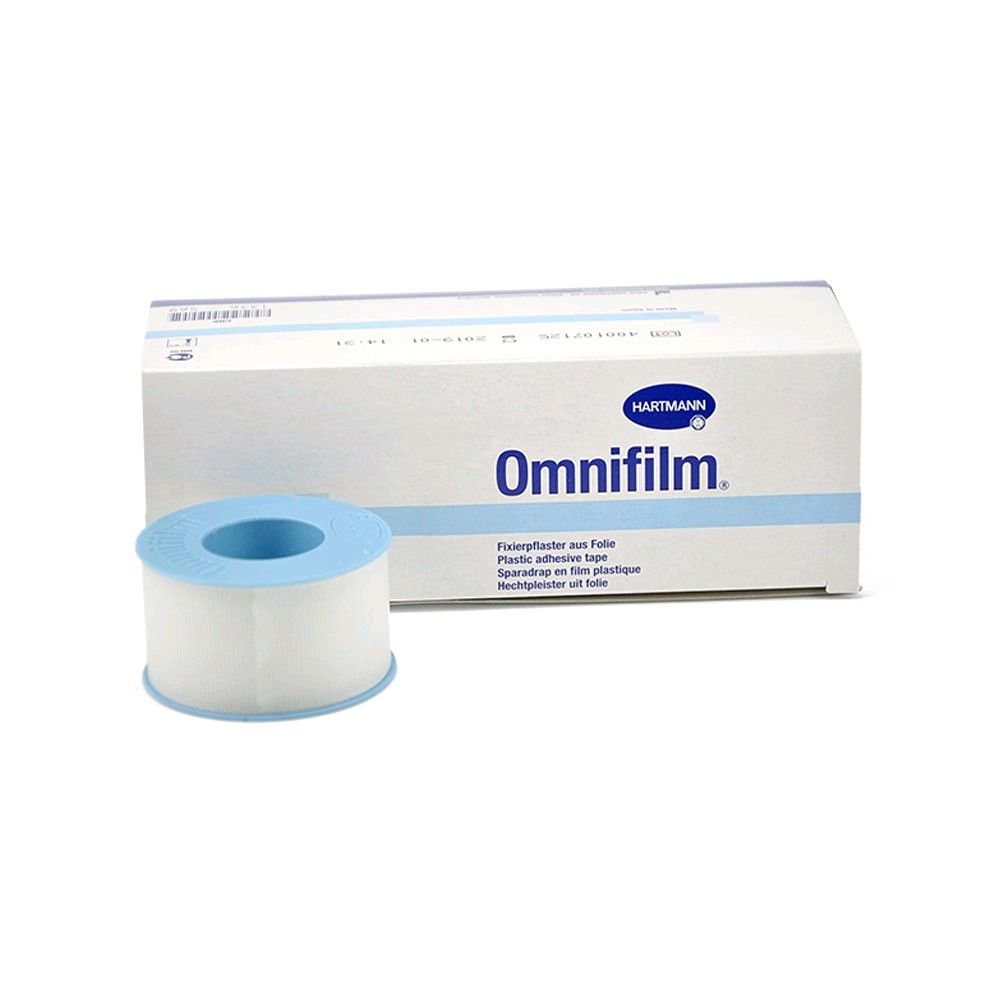 Omnifilm Fixation Plaster, transparent plaster, 5 m, 1 roll
