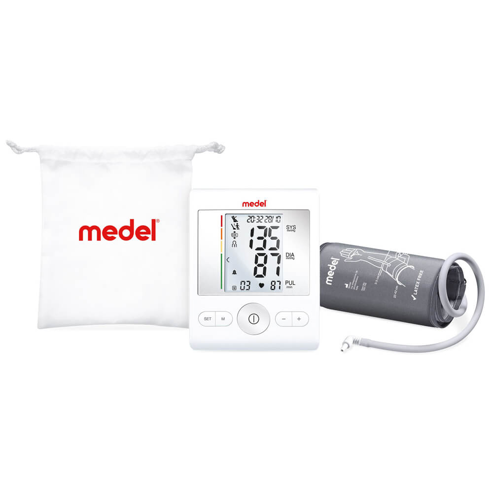 Upper arm blood pressure monitor SENSE, resting indicator, by Medel