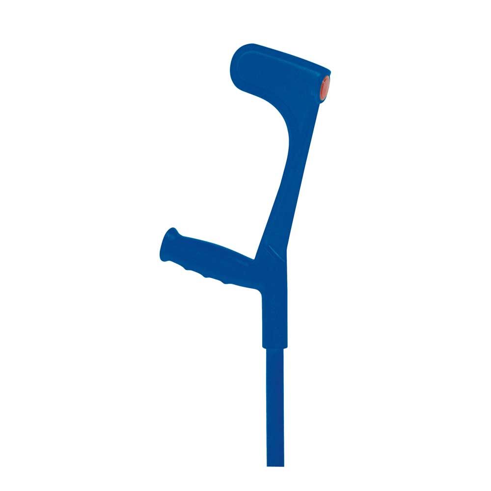 Behrend forearm crutch, height adjustable, alu, 135kg, blue