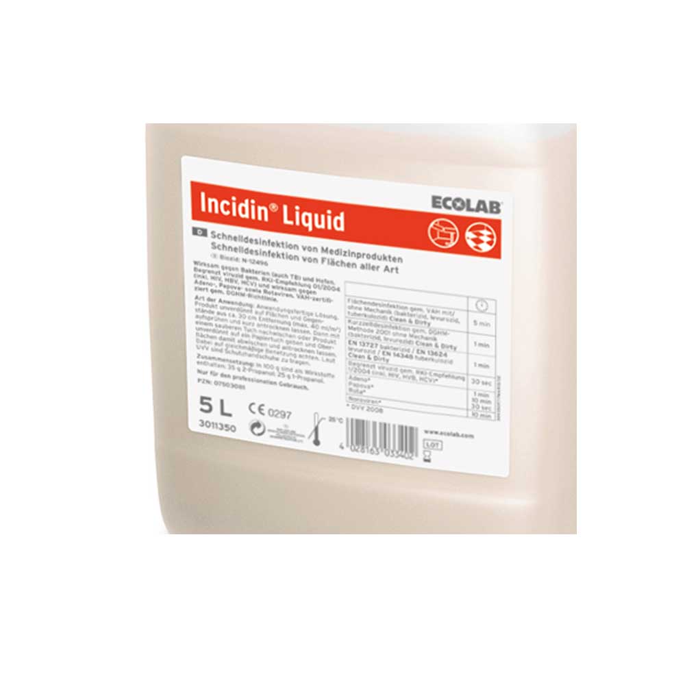 Ecolab Surface Disinfectant Incidin Liquid, 5 liter
