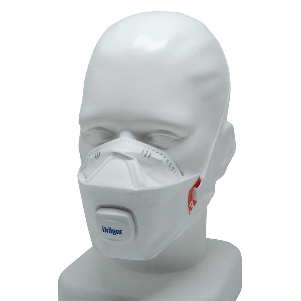 Dräger FFP3 respiratory mask X-plore® 1930 with exhalation valve, 1pc.