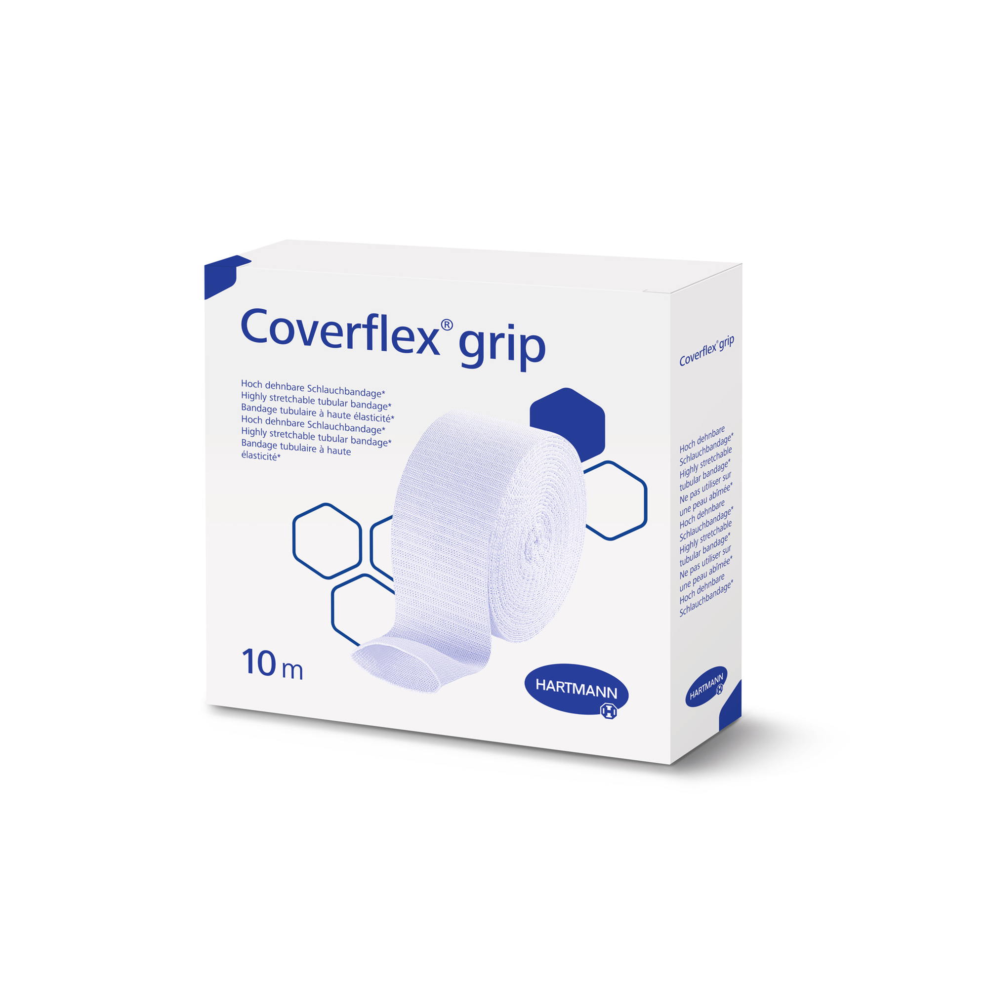Hartmann Coverflex® grip A Tubular Bandage, 4 cm x 10 m