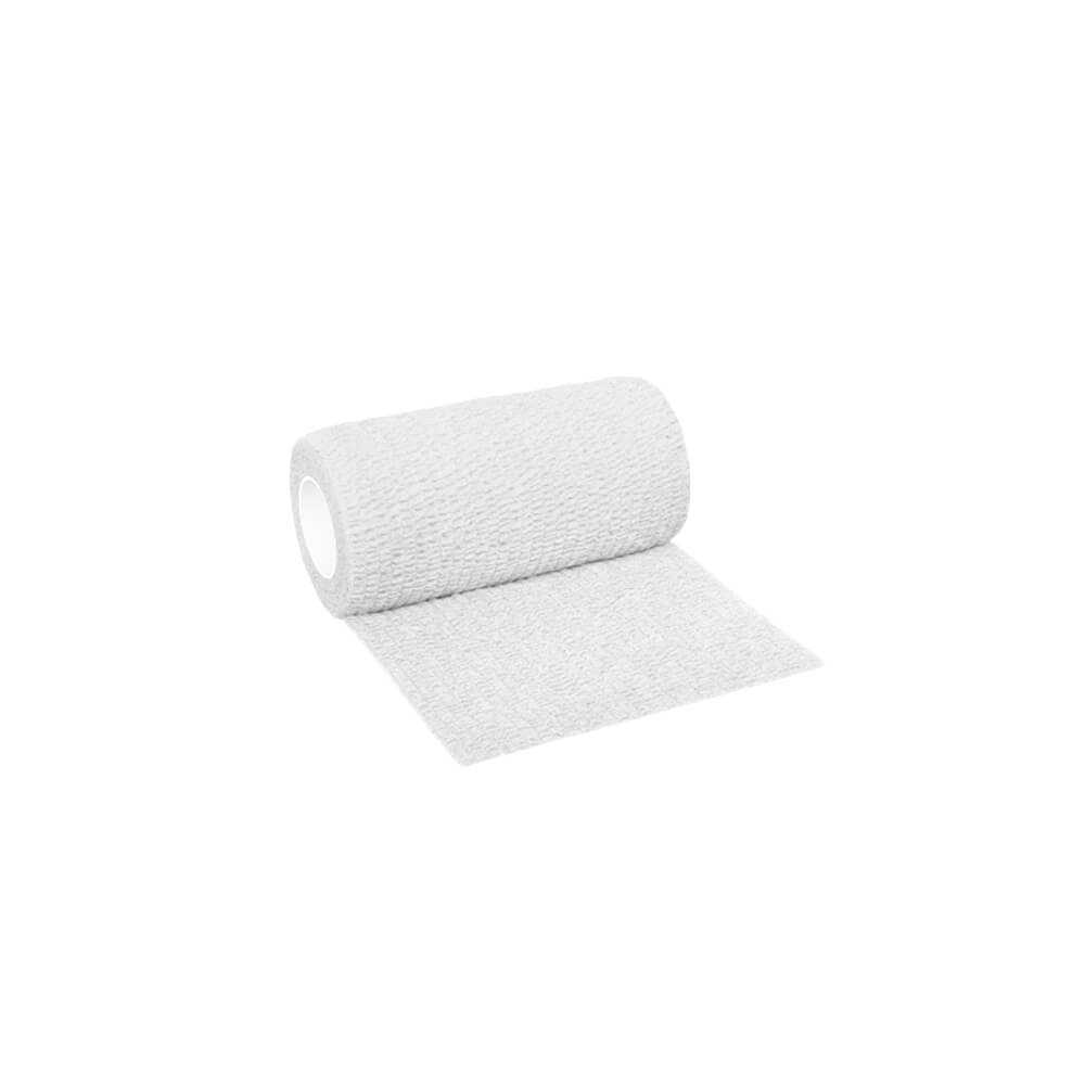 Nobaheban cohesive compression bandage, white, 4,5m x 5cm