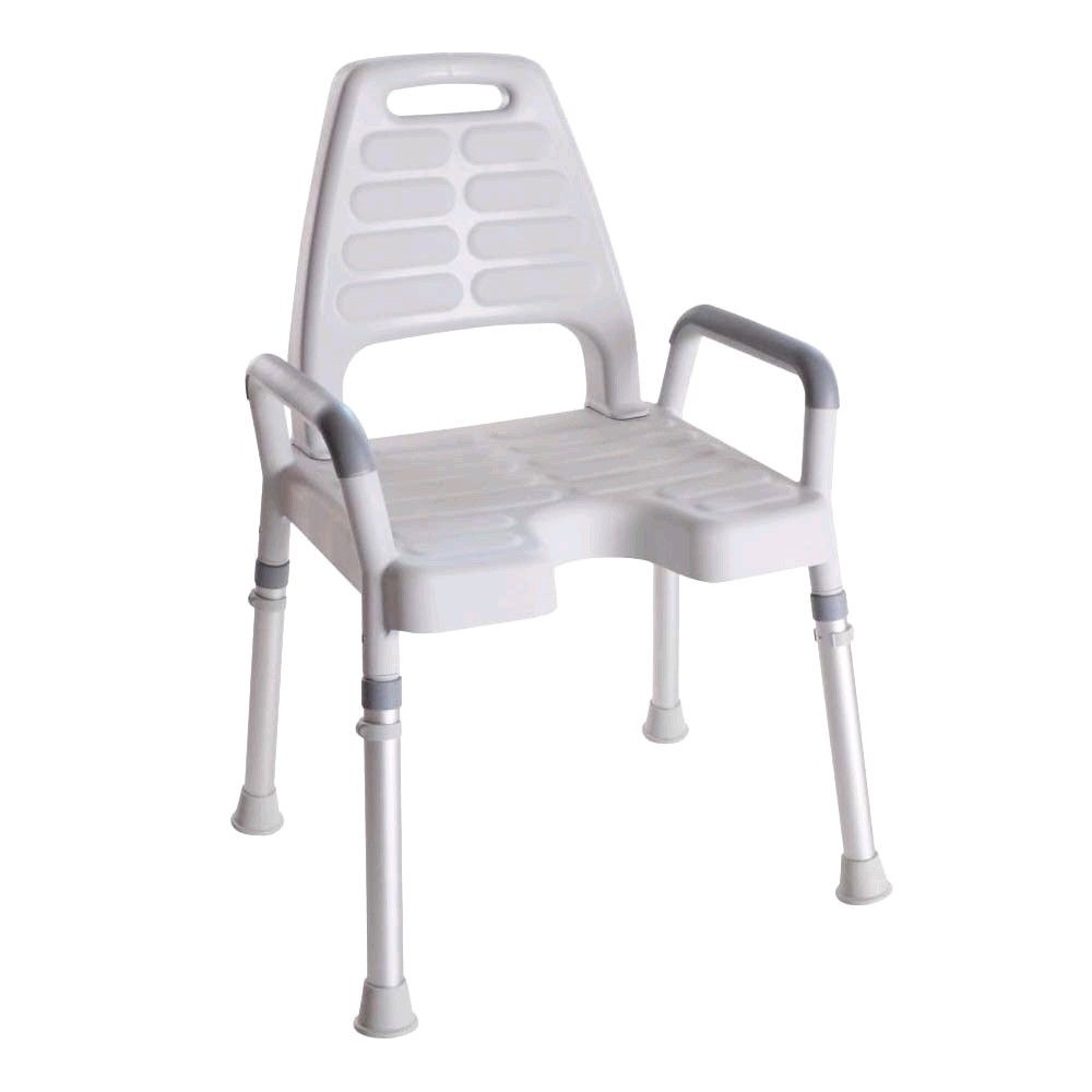 Careline shower seat clergy, genital cutting, armrests, backrest