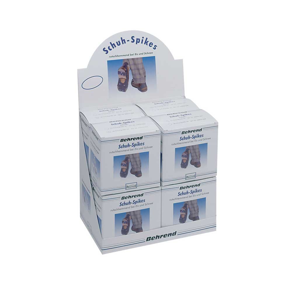Behrend shoe spikes, 8 pairs to size 41/42, in the display