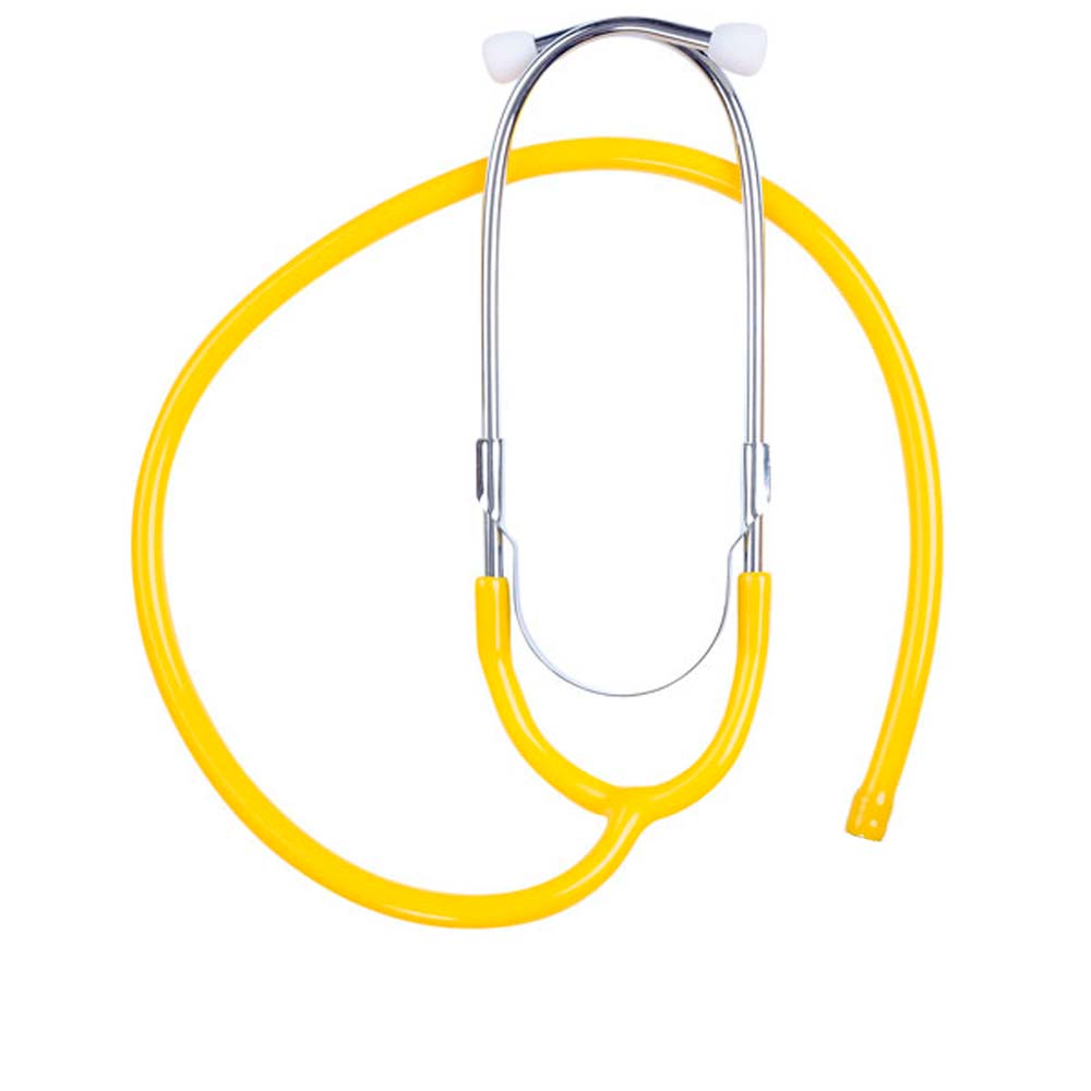 Luxamed Ear Hooks for Stethoscope, Aluminum, Tube, yellow
