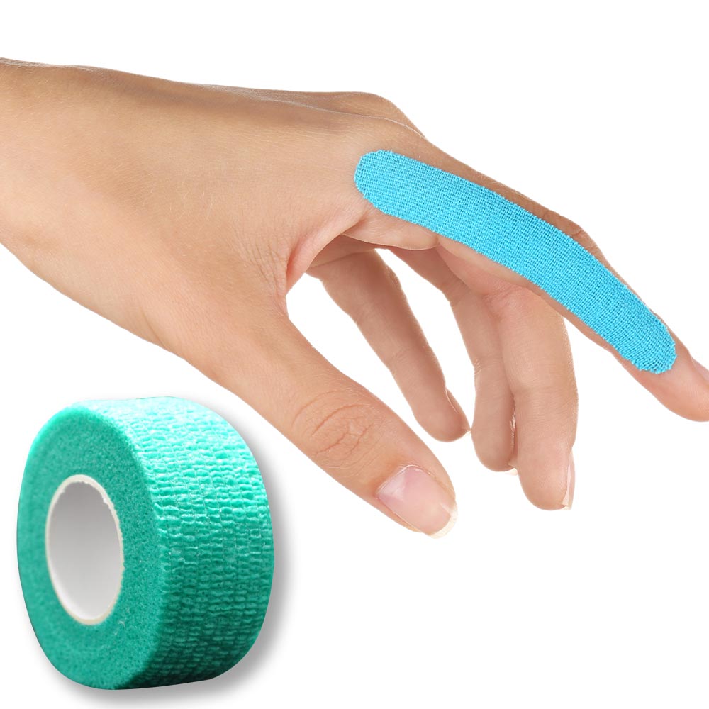 MC24® Fingertape color, cohesive, 2,5cmx4,5m, dark green 1pc.