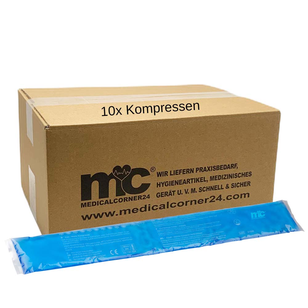 MC24 Hot and Cold Compress, gel, microwave, 7,5x52 cm, 10 items
