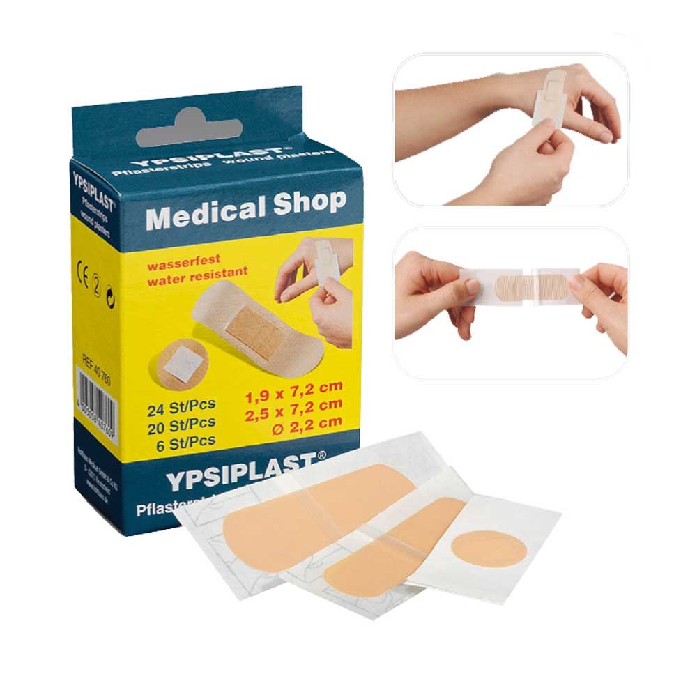 Holthaus Medical YPSIPLAST® Plaster Elast. Waterproof. 3Sizes 50pcs