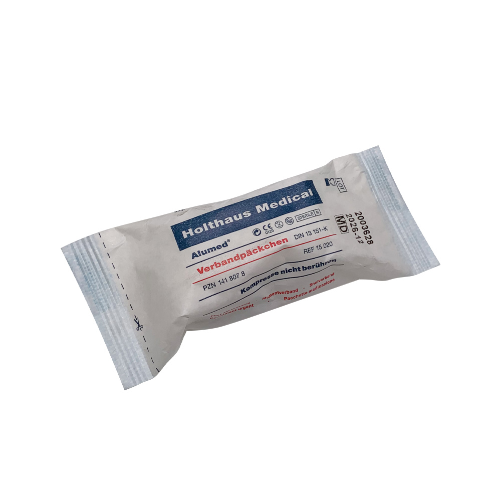 Holthaus Medical Alumed® field dressing with compress, sterile, sizes