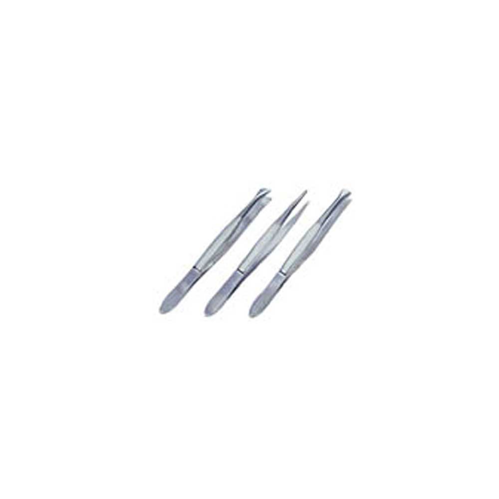 Behrend tweezers, nickel plated 8 cm, various tips