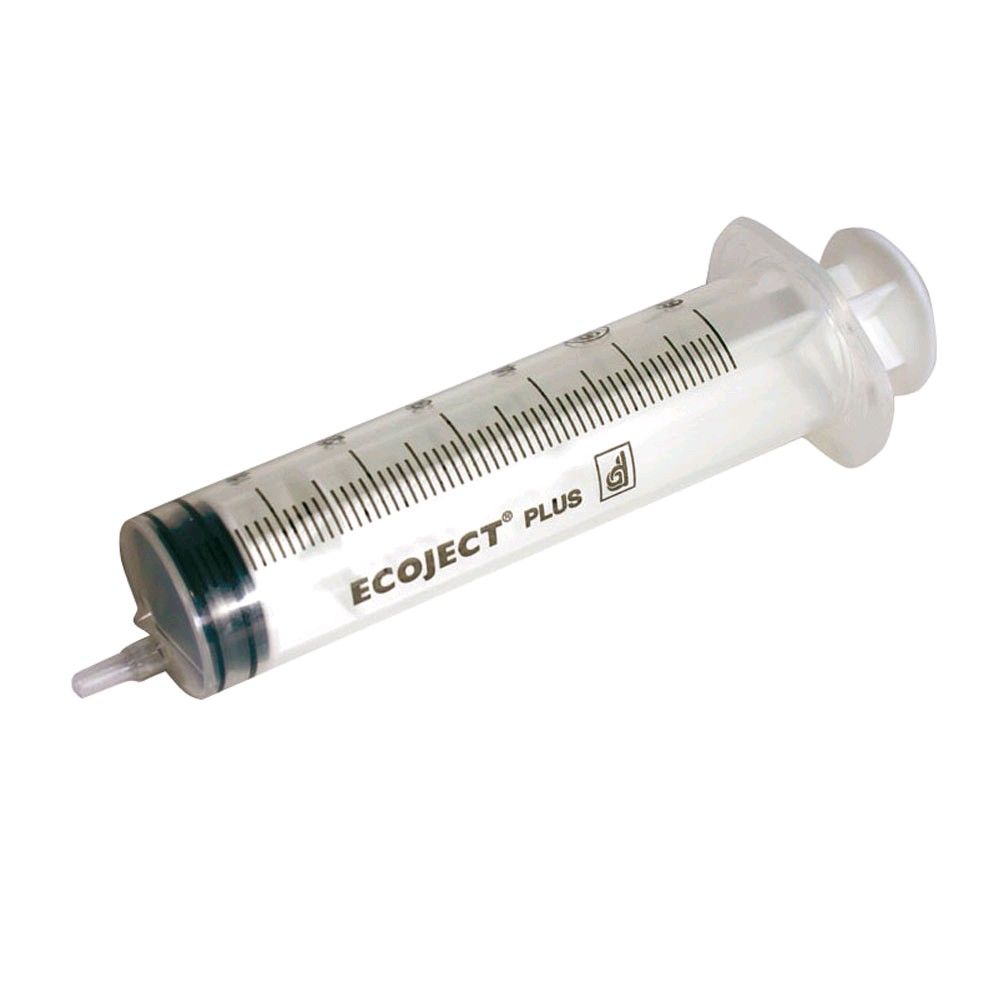 Ecoject Plus Luer syringe of Dispomed, sterile, 50/60 ml, 50 pieces