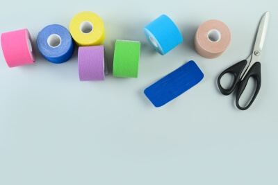 Kinesiology Tapes in various colors Kinesiology Tapes in various colors