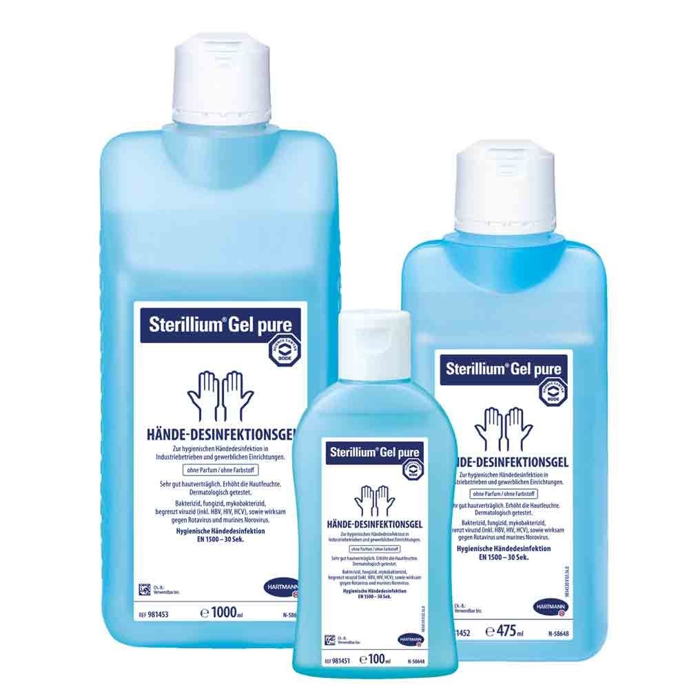 Sterillium® Gel pure hands-disinfectant gel fragrance-free 85% ethanol