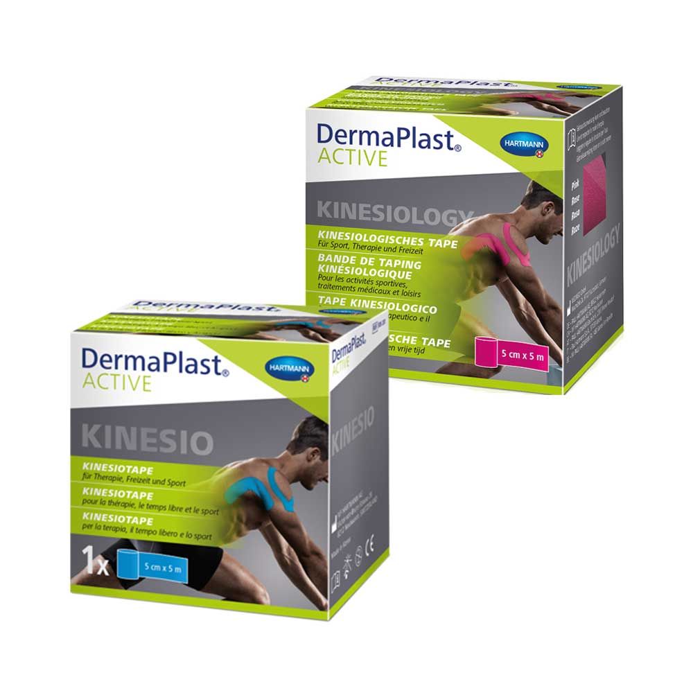 Hartmann DermaPlast Active Kinesiology Tape, Latex-Free, 5cmx5m, Beige