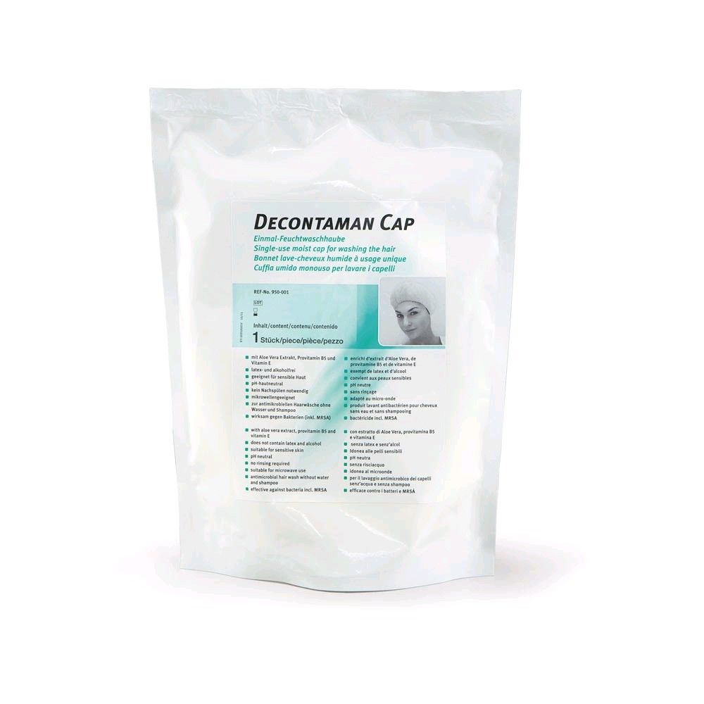 Decontaman Cap,  disposable wet wash cap, Dr. Schumacher, 1 pc