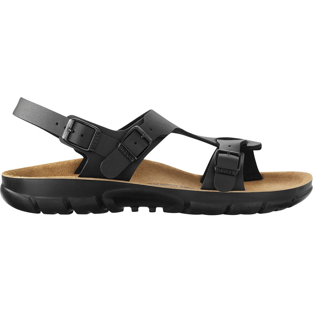 Saragossa BF, Birko-Flor, by Birkenstock, Narrow, Black, Size 36