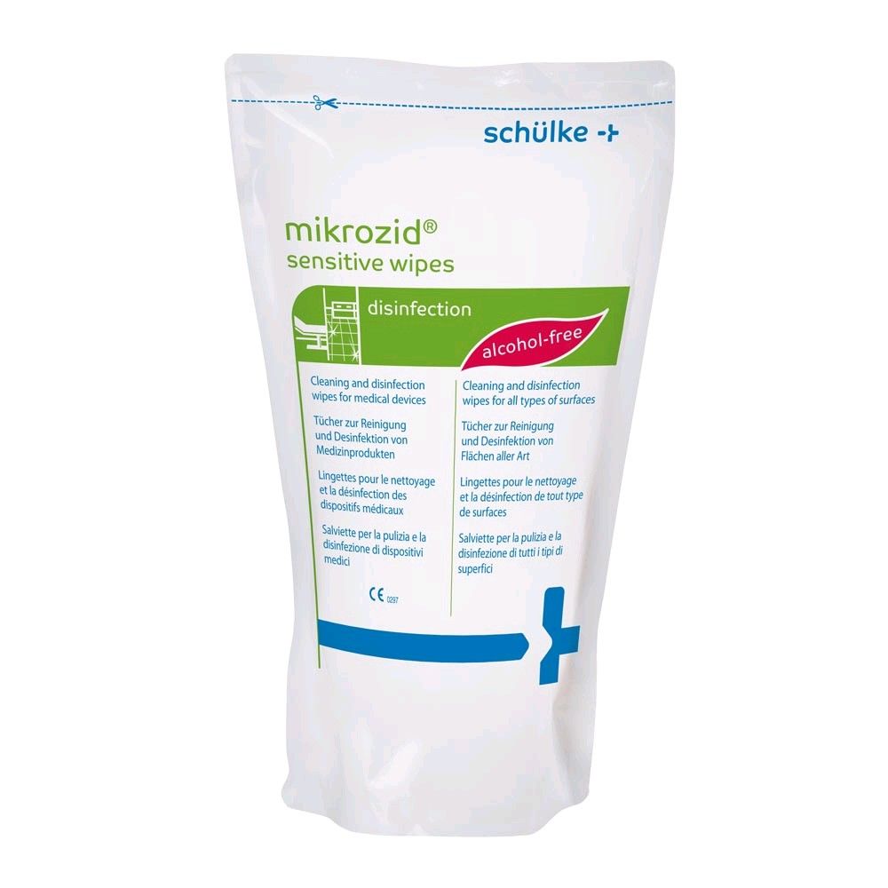 Schülke Mikrozid® Sensitive Jumbo disinfectant Wipes, Refill 200 Wipes