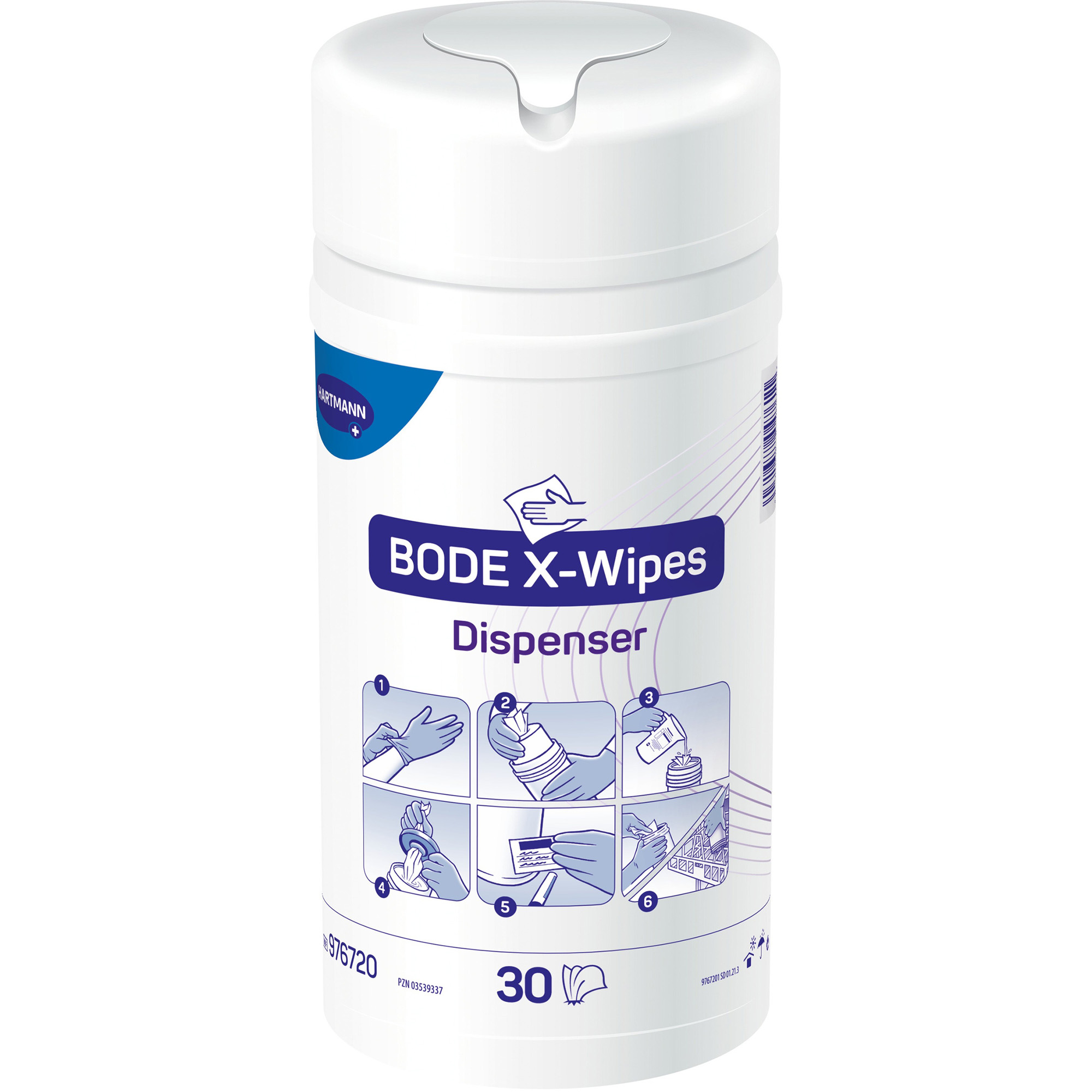 BODE X-Wipes Non-woven Rolls in foil bag, 90 wipes
