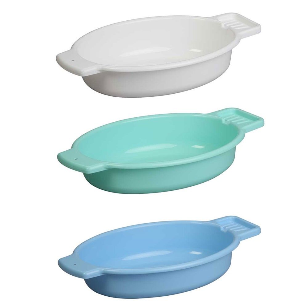 Behrend wash basin, soap tray, oval, 5 liter, 45x30x10cm, colors
