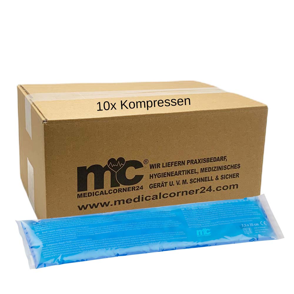 MC24 Hot and Cold Compress, gel, microwave, 7,5x35 cm, 10 items