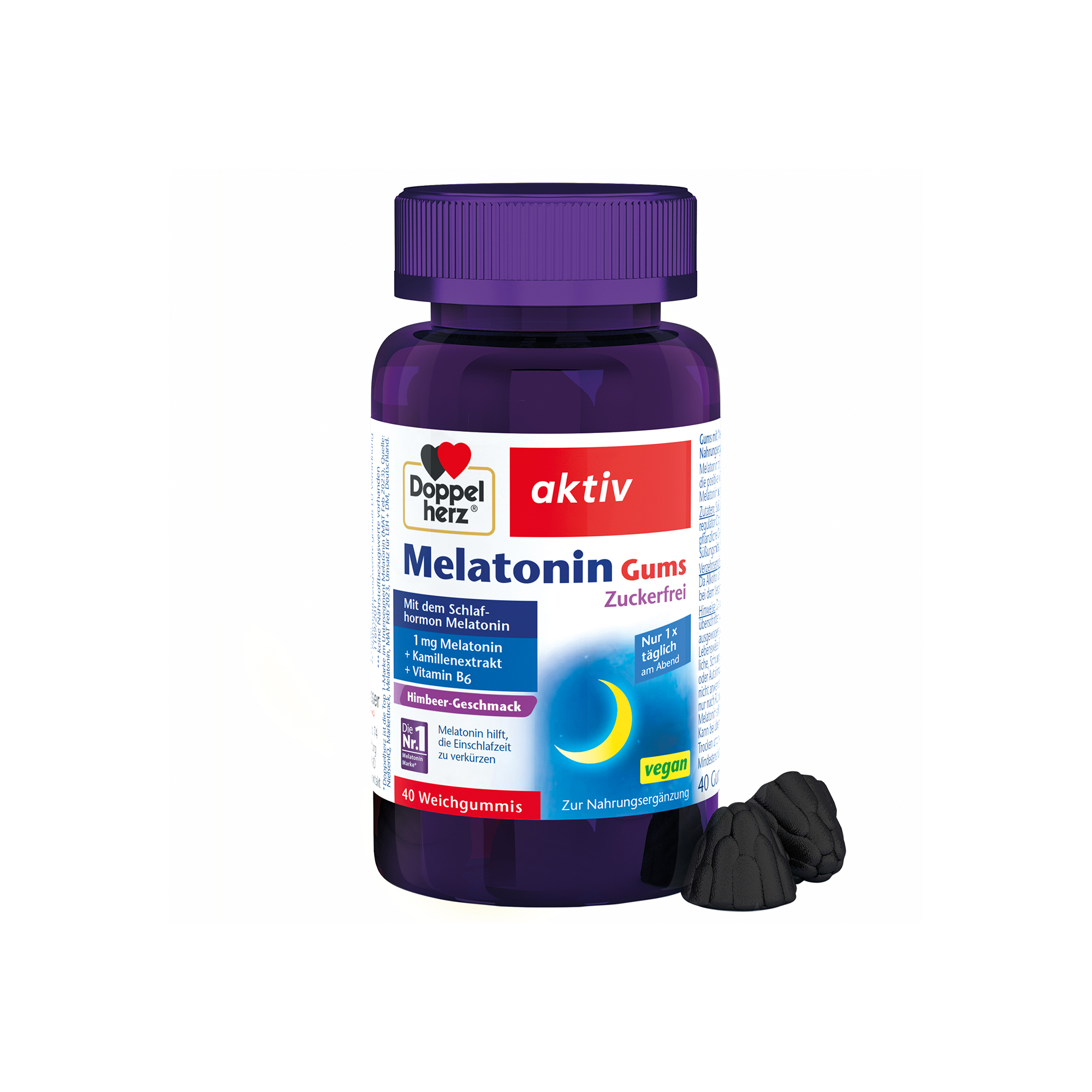 Doppelherz aktiv Melatonin, 40 Soft Gummies