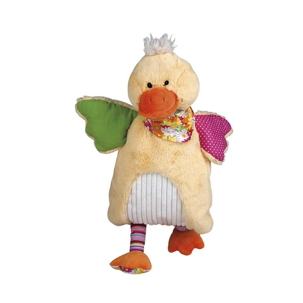 Sänger hot water bottle 0,8L, soft toy cover, Duck Coco