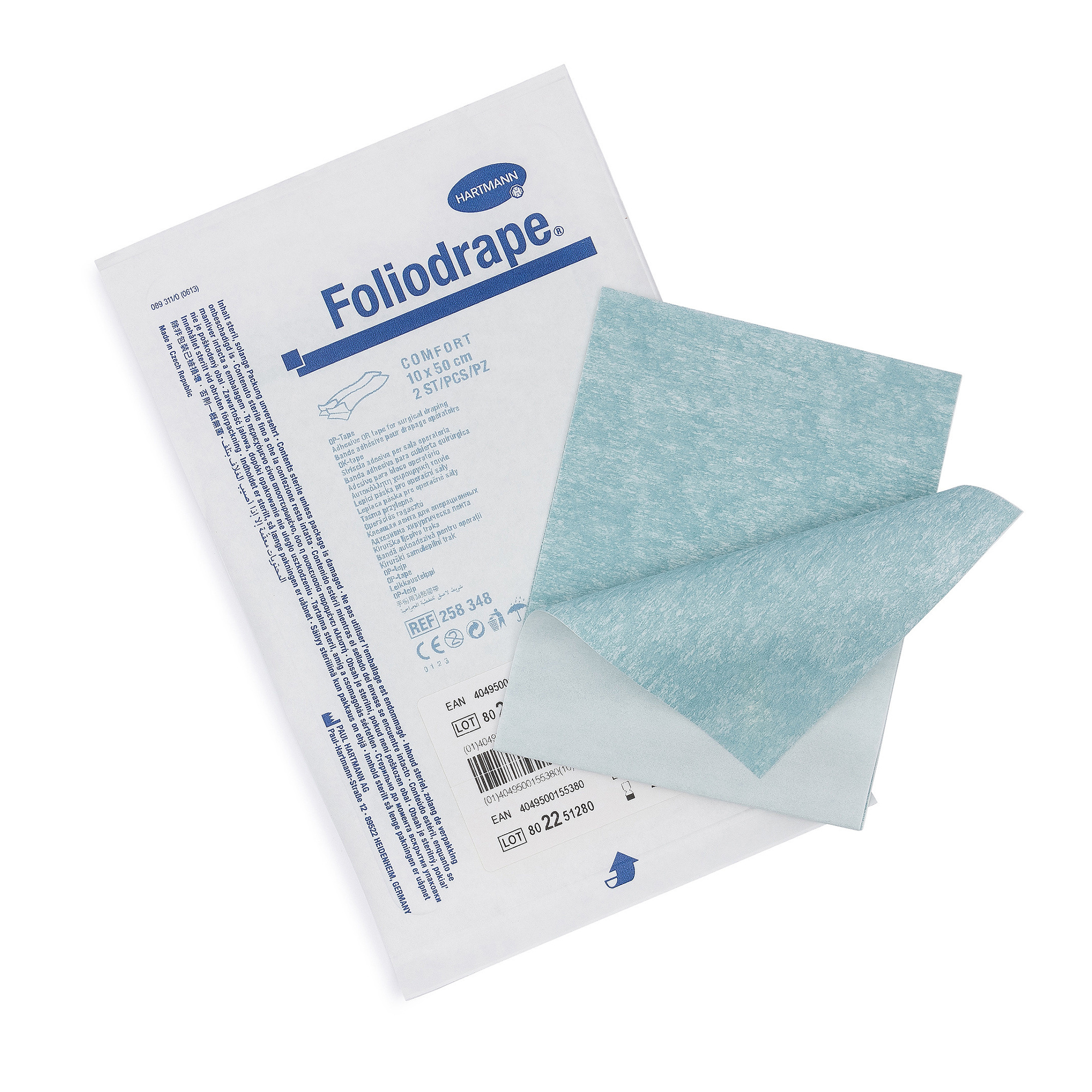Hartmann Foliodrape® OP adhesive strips 10x50 cm sterile, individually packed